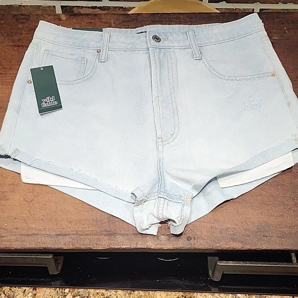Wild Fable Jean Shorts - Picture 1 of 8